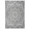 Image de Buitenkleed met patroon platgeweven 160x230 cm blauw340832