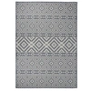 Image de Buitenkleed met patroon platgeweven 140x200 cm blauw340838