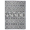 Image de Buitenkleed met patroon platgeweven 200x280 cm blauw340840