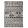 Image de Buitenkleed met patroon platgeweven 200x280 cm zwart340854