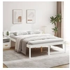 Image de Lit pour personne âgée sans matelas 160x200 cm bois pin massif