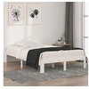 Image de Cadre de lit sans matelas blanc 120x190 cm