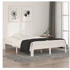 Image de Bedframe massief hout wit 135x190 cm810341