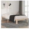 Image de Cadre de lit sans matelas bois de pin massif 90x200 cm