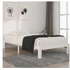 Image de Bedframe massief grenenhout wit 100x200 cm810356