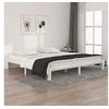 Image de Bedframe massief grenenhout wit 200x200 cm810386