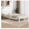 Image de Bedframe massief grenenhout wit 120x200 cm810491