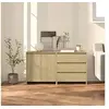 Image de Buffets 2 pcs Chêne sonoma Bois d'ingénierie3098059