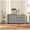 Image de Buffets 2 pcs Sonoma gris Bois d'ingénierie3098063