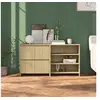Image de Buffets 2 pcs Chêne sonoma Bois d'ingénierie