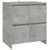 Image de Buffets 2 pcs Gris béton Bois d'ingénierie