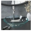 Image de Lavabo de Bain avec Robinet et Drain à Poussoir Vasque à Poser de Toilette Lave-mains de Salle de Bain Lavabo de 3098439