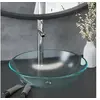 Image de Lavabo de Bain avec Robinet et Drain à Poussoir Vasque à Poser de Toilette Lave-mains de Salle de Bain Lavabo de 3098444
