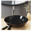 Image de Lavabo de bain avec robinet et drain à poussoir Verre trempé