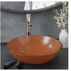 Image de Lavabo de Bain avec Robinet et Drain à Poussoir Vasque à Poser de Toilette Lave-mains de Salle de Bain Lavabo de 3098454