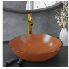 Image de Lavabo de Bain avec Robinet et Drain à Poussoir Vasque à Poser de Toilette Lave-mains de Salle de Bain Lavabo de 3098456
