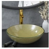 Image de Lavabo de Bain avec Robinet et Drain à Poussoir Vasque à Poser de Toilette Lave-mains de Salle de Bain Lavabo de 3098461