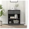 Image de Armoire console Gris 60x34x75 cm Bois de pin solide