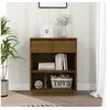 Image de Armoire console Marron miel 60x34x75 cm Bois de pin solide