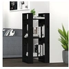 Image de Bibliothèque/Séparateur de pièce Noir 41x35x91 cm Pin solide813863
