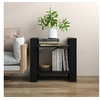 Image de Bibliothèque Séparateur de pièce Noir 60x35x57 cm Pin massif