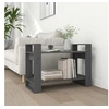 Image de Bibliothèque Séparateur de pièce Gris 80x35x56,5 cm Pin solide
