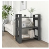 Image de Bibliothèque/Séparateur de pièce Gris 80x35x91 cm Pin solide813901