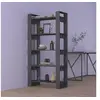 Image de Bibliothèque/Séparateur de pièce Gris 80x35x160 cm Bois massif813911
