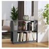 Image de Bibliothèque/Séparateur de pièce Gris 80x25x70 cm Pin massif814051