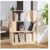 Image de Bibliothèque Séparateur de pièce 80x25x101 cm Pin solide