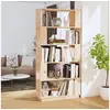 Image de Bibliothèque Séparateur de pièce 80x25x163,5 cm Pin solide
