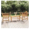 Image de Chaises de jardin 2 pcs 91x62x94 cm Bois de teck solide 319151