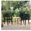 Image de Chaises de jardin lot de 2 Anthracite Polypropylène317728