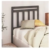 Image de Hoofdbord 106x4x100 cm massief grenenhout grijs814081