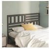 Image de Hoofdbord 146x4x100 cm massief grenenhout grijs814146