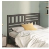 Image de Hoofdbord 156x4x100 cm massief grenenhout grijs814151