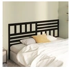 Image de Hoofdbord 206x4x100 cm massief grenenhout zwart814168
