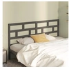 Image de Hoofdbord 186x4x100 cm massief grenenhout grijs814211