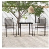 Image de Ensemble de Salle à Manger de Jardin 3 pcs Mobilier à Dîner Table et Chaises de Repas Meubles de Terrasse Patio 3099143