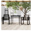 Image de Ensemble de Salle à Manger de Jardin 3 pcs Mobilier à Dîner Table et Chaises de Repas Meubles de Terrasse Patio 3099155