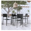 Image de Ensemble de Salle à Manger de Jardin 5 pcs Mobilier à Dîner Table et Chaises de Repas Meubles de Terrasse Patio 3099276