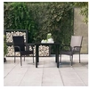 Image de Ensemble de salle à manger d'extérieur 3 pcs Noir 3099377