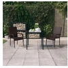 Image de Ensemble de Salle à Manger de Jardin 3 pcs Mobilier à Dîner Table et Chaises de Repas Meubles de Terrasse Patio 3099401