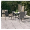 Image de Ensemble de Salle à Manger de Jardin 5 pcs Mobilier à Dîner Table et Chaises de Repas Meubles de Terrasse Patio 3099408