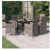 Image de Ensemble de Salle à Manger de Jardin avec Coussins 7 pcs Mobilier à Dîner Table et Chaises de Repas Meubles 3099434
