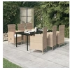 Image de Ensemble de Salle à Manger de Jardin avec Coussins 7 pcs Mobilier à Dîner Table et Chaises de Repas Meubles 3099441
