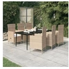 Image de Salon de jardin GENERIQUE 6 personnes 7 pieces 200 x 100 x 74 cm resine tressee