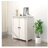 Image de Buffet blanc 70x35x80 cm bois massif de pin