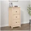 Image de Buffet 40x35x80 cm bois massif de pin