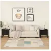 Image de Bijzettafels 2 st 40x40x39 cm massief grenenhout zwart813793